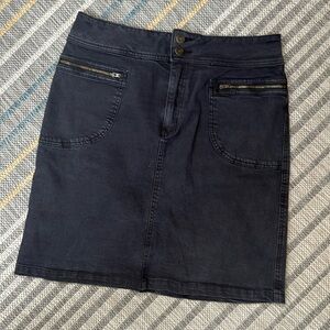 Prana Broadway Denim Jean Skirt NWOT